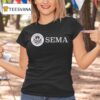The Sanders Emergency Management Agency Sema Logo T Shirt