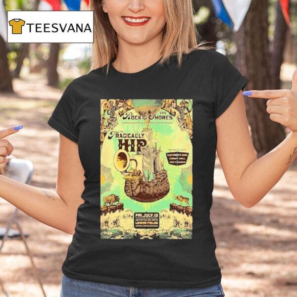 The Tragically Hip July British Columbia T Shirt