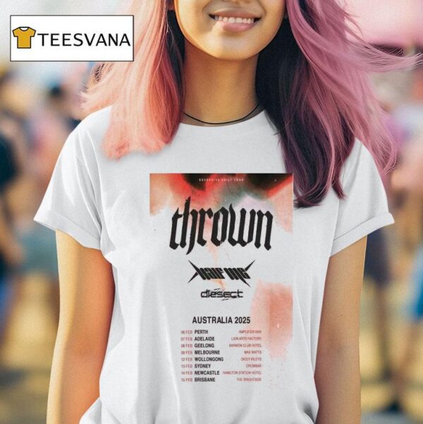 Thrown Australia Tour T Shirt