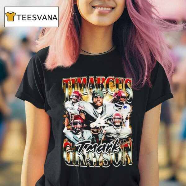 Timarcus Grayson Tmark Tuskegee Golden Tigers T Shirt
