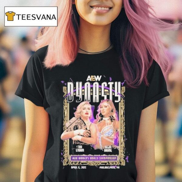 Toni Storm Vs Megan Bayne Aew Dynasty Matchup T Shirt