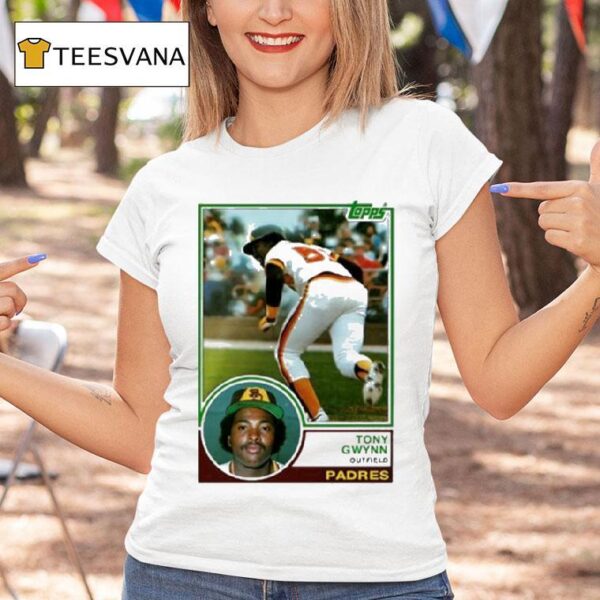 Tony Gwynn Outfield San Diego Padres T Shirt
