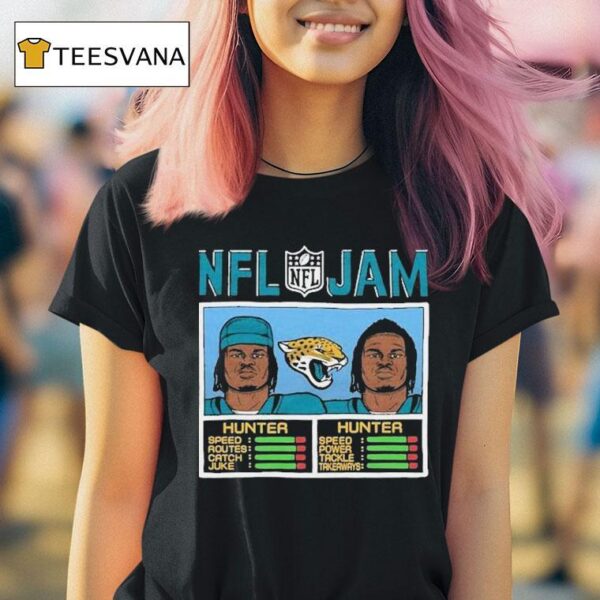 Travis Hunter Nfl Jam Jacksonville Jaguars S T Shirt