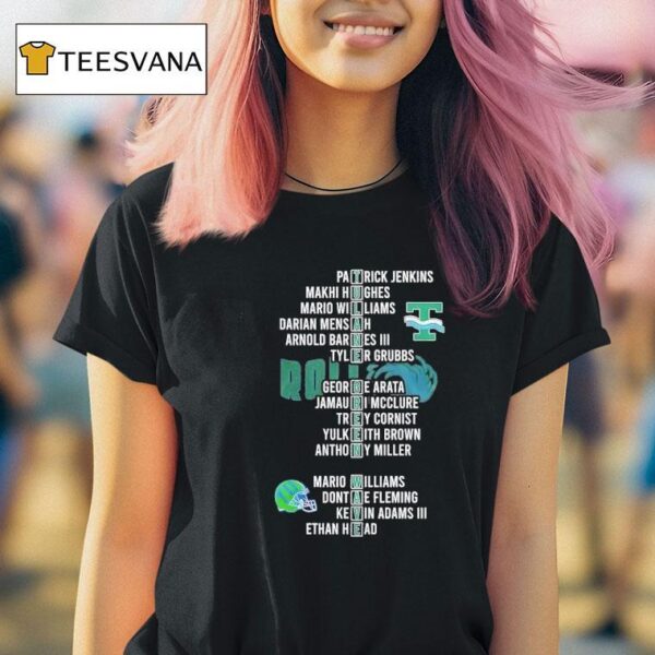 Tulane Green Wave All Names Of Legends Gasparill Bowl Champions T Shirt