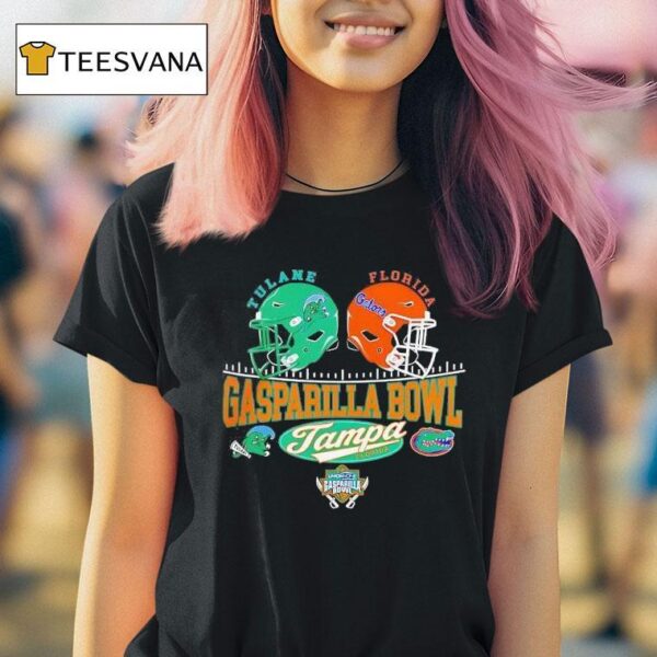 Tulane Green Wave Vs Florida Gators Gasparilla Bowl Head To Head T Shirt