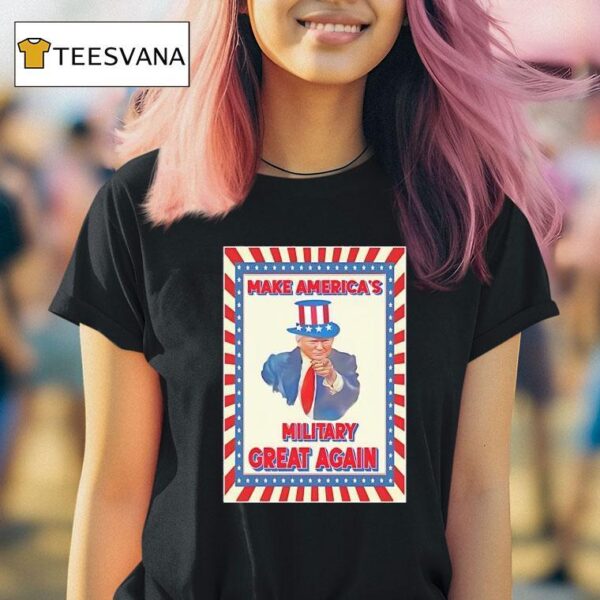 Uncle Trump Make America S Military Great Again T Shirt