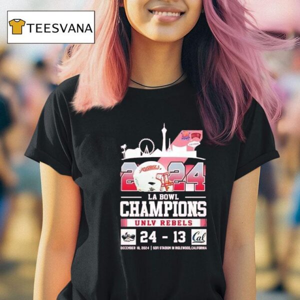Unlv Rebels La Bowl Champions Football T Shirt