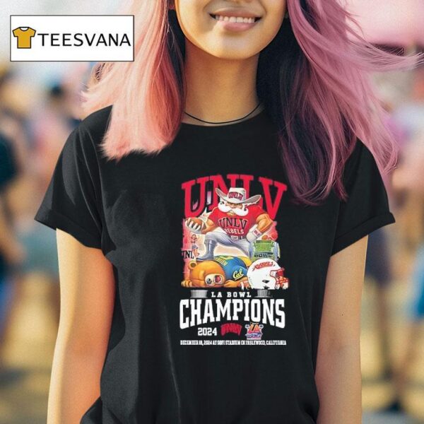 Unlv Rebels La Bowl Champs Fan Celebration T Shirt