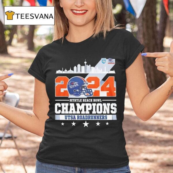 Utsa Roadrunners Myrtle Beach Bowl Champions T Shirt