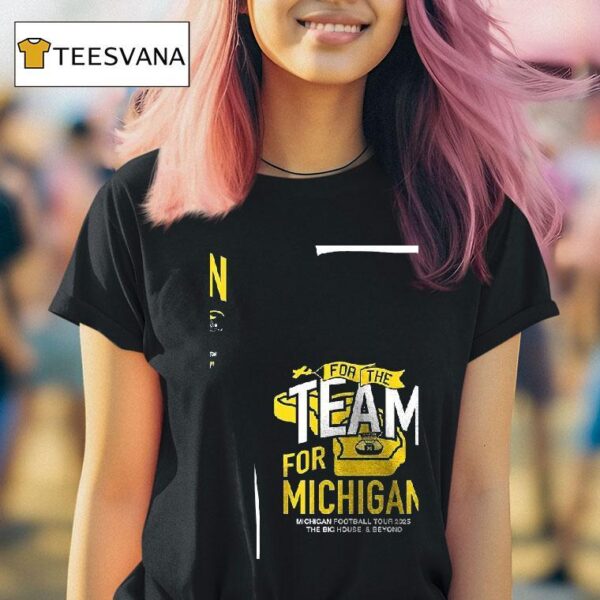 Valiant University Of Michigan Football For The Team For Michigan T Shirt