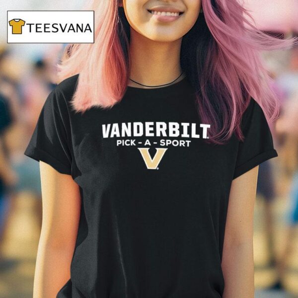 Vanderbilt Commodores Pick A Sport Logo T Shirt
