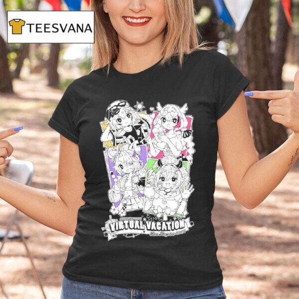 Virtual Vacation Los Angeles Anime T Shirt