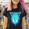 Wacken Open Air X Moshpit Glowing Bullhead Festival On July August T Shirt