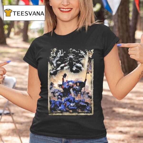 Warhammer Space Marines Crimson Fists T Shirt