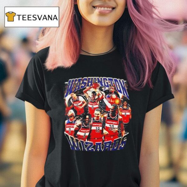 Washington Wizards Basketball Team Vintage T Shirt