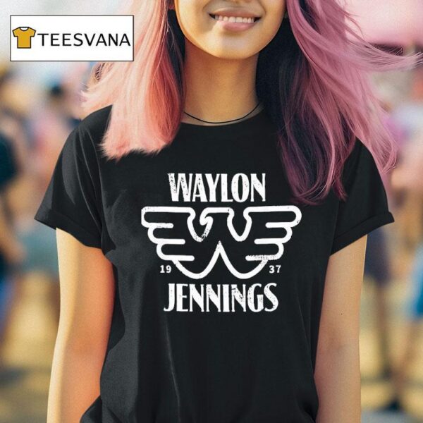 Waylon Jennings Logo T Shirt