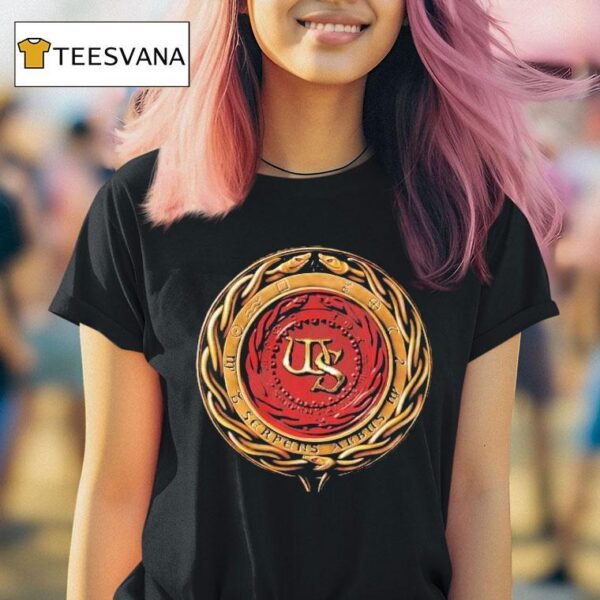 Whitesnake Medallion Make Some Fuckin Noise T Shirt