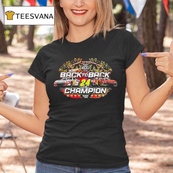 William Byron Daytona Winner The Great American Race Back To Back Champion Hendrick Motorsports Nascar T Shirt