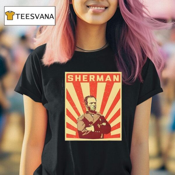 William Tecumseh Sherman Propaganda T Shirt