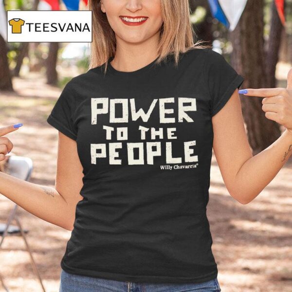 Willy Chavarria Power To The People T Shirt