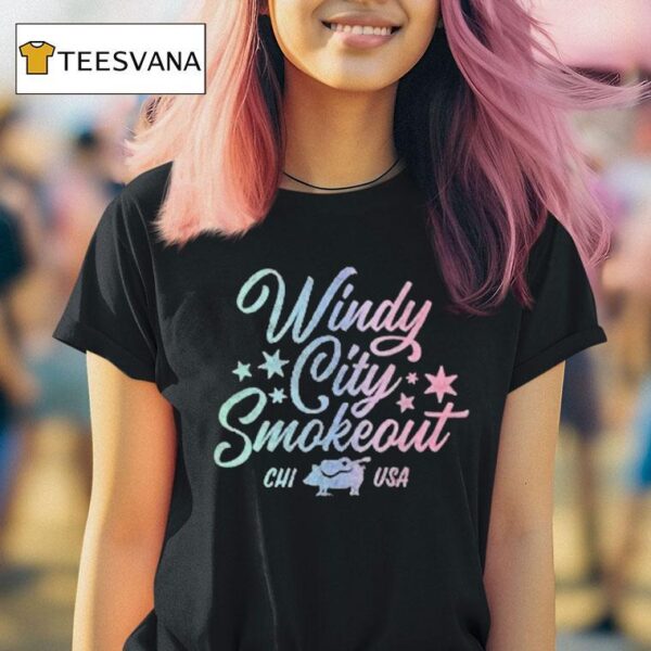 Windy City Smokeout Chi Usa Rainbow T Shirt