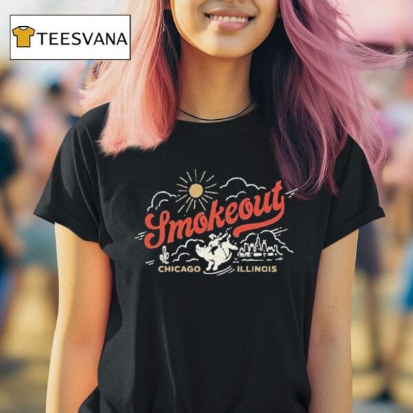 Windy City Smokeout Chicago Illinois Cowboy T Shirt