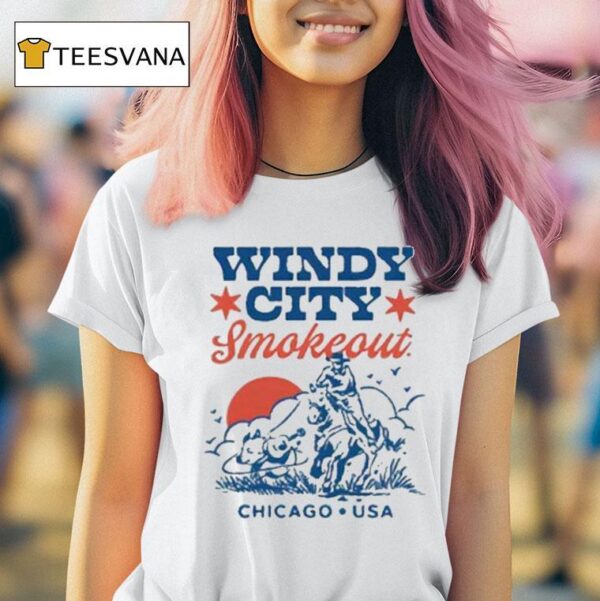 Windy City Smokeout Chicago Usa T Shirt