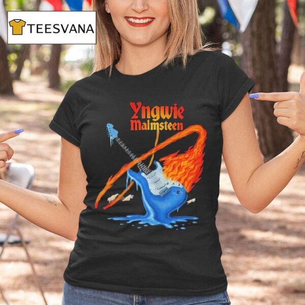 Yngwie Malmsn Dominion Rosso T Shirt