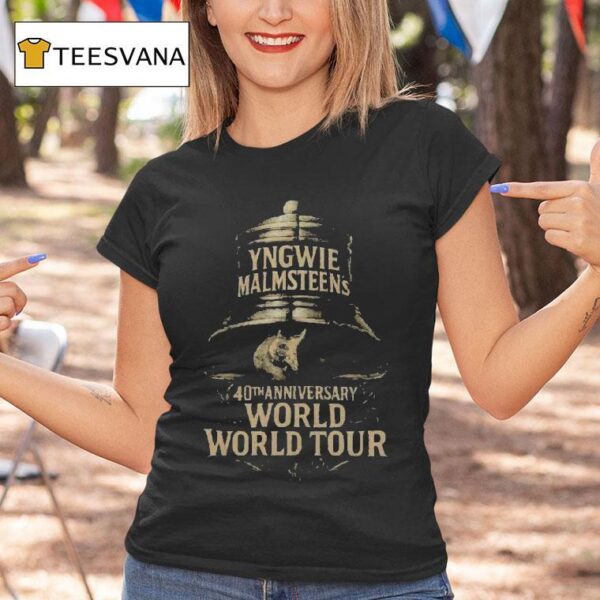 Yngwie Malmsn Legacy Forged In Strings World Tour Th Anniversary T Shirt
