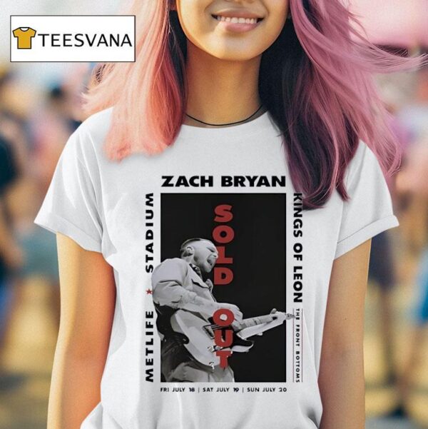 Zach Bryan Metlife Stadium Kings Of Leon T Shirt