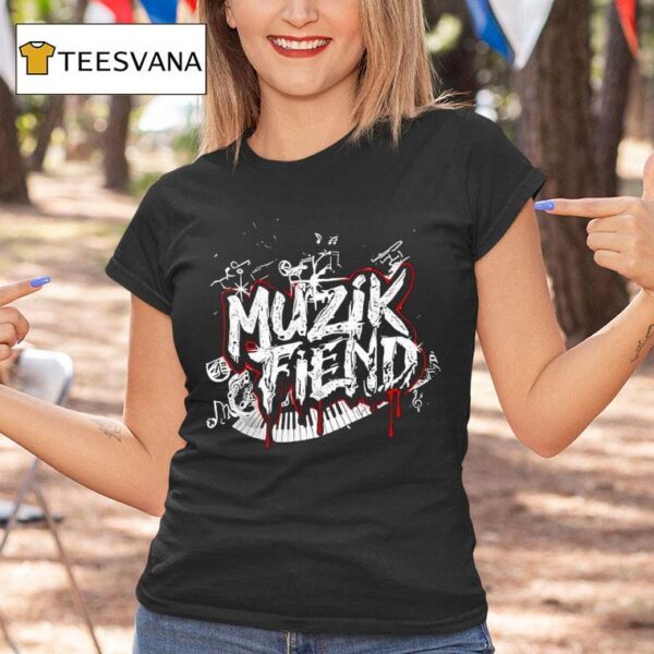 Muzik Fiend Logo T Shirt