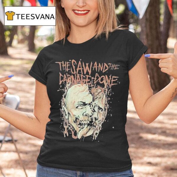 Aborted The Saw And The Carnage Done Heads T Shirt