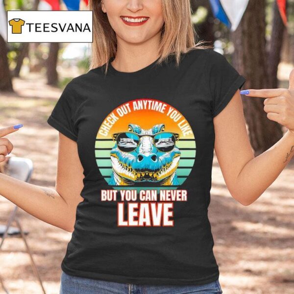 Alcatraz Vibes Gator Locked In Mentally Checked Ou T Shirt