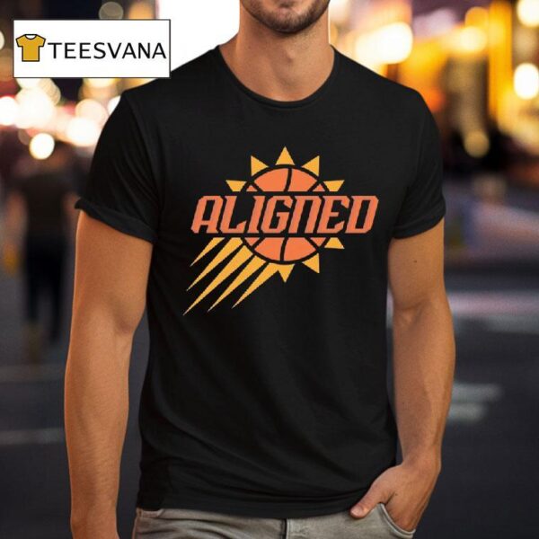 Aligned As Phoenix Suns Logo T Shirt