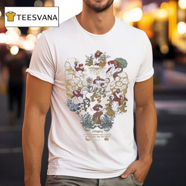 Allegory House In The Beginning God Created The Heavens And The Earth Creation Accoun T Shirt