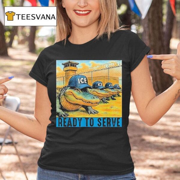 Alligator Alcatraz Ready To Serve Ice T Shirt