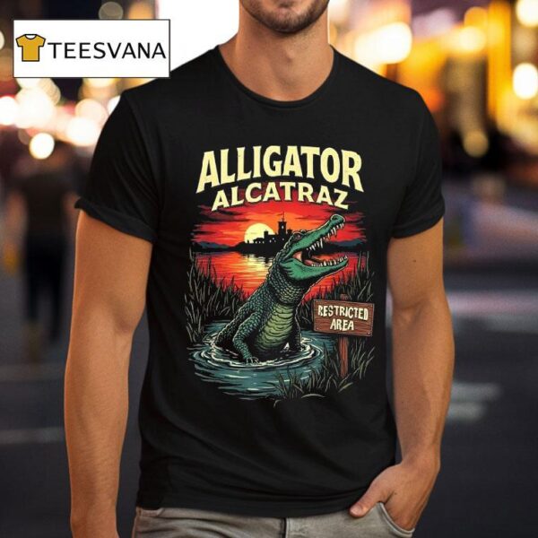 Alligator Alcatraz Restricted Area T Shirt