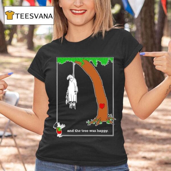 Almighty Hoodrich And The Tree Was Happy Giving T Shirt
