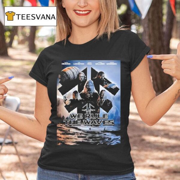 Amon Amarth We Rule The Waves Single T Shirt