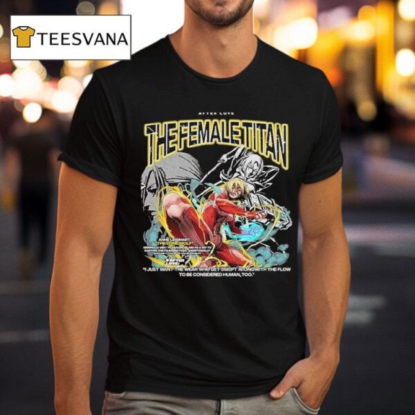 Annie Leonhart The Lone Wolf The Female Titan Attack On Titan After Love T Shirt