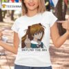 Asuka Langley Soryu Defund The Irs Middle Finger T Shirt