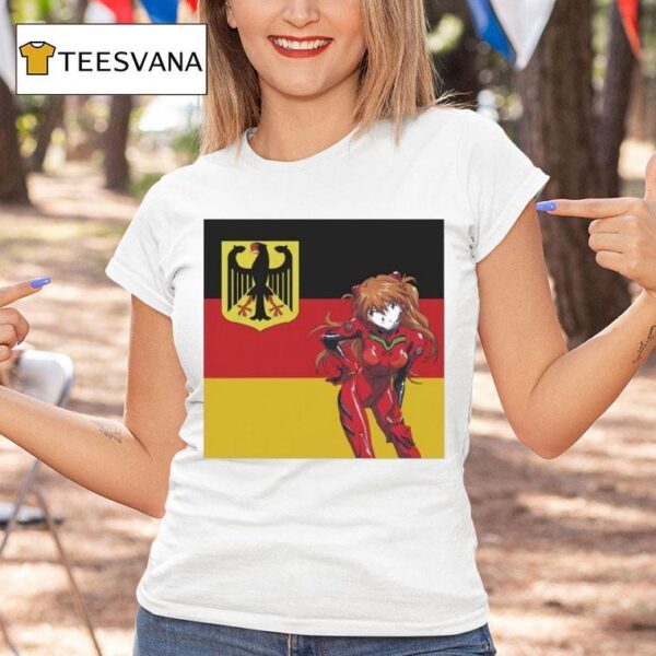 Asuka Langley Soryu Germany Evangelion T Shirt