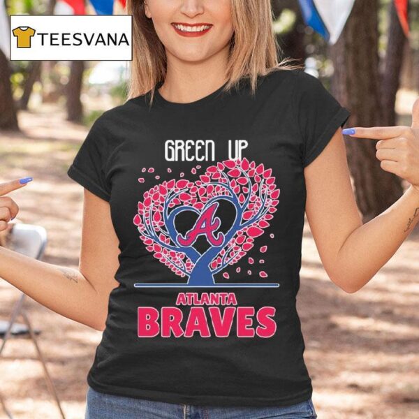 Atlanta Braves Green Up Tree T Shirt