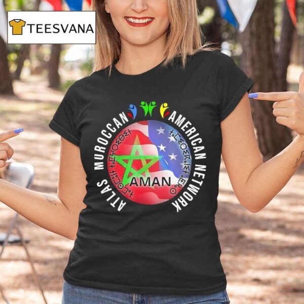Atlas Moroccan American Network Aman T Shirt