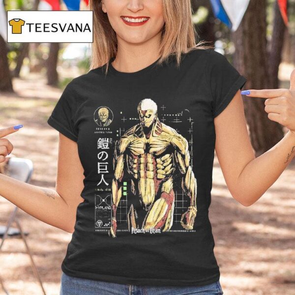 Attack On Titan Armored Hypland T Shirt