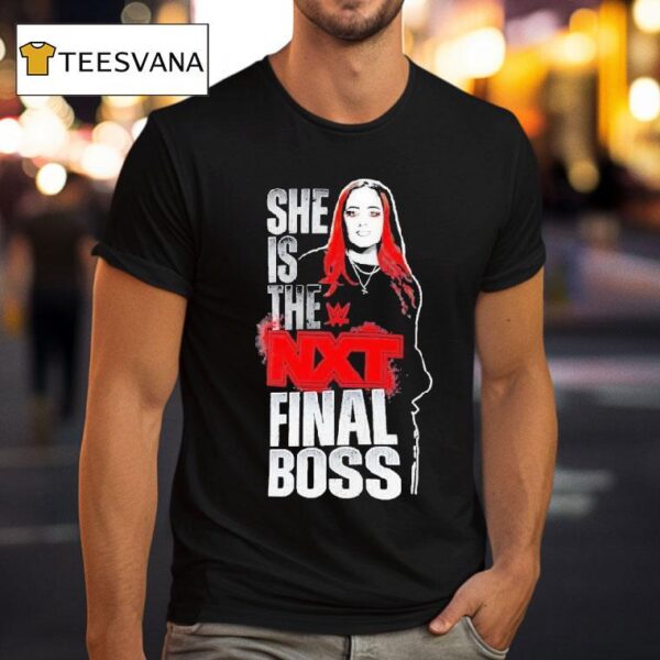 Ava She Is The Nxt Final Boss Wwe T Shirt