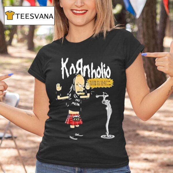 Beavis And Butt Head Darkwear Kornholio T Shirt