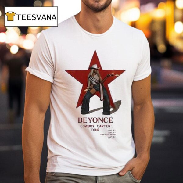 Beyonce Cowboy Carter Tour Atlanta Star T Shirt