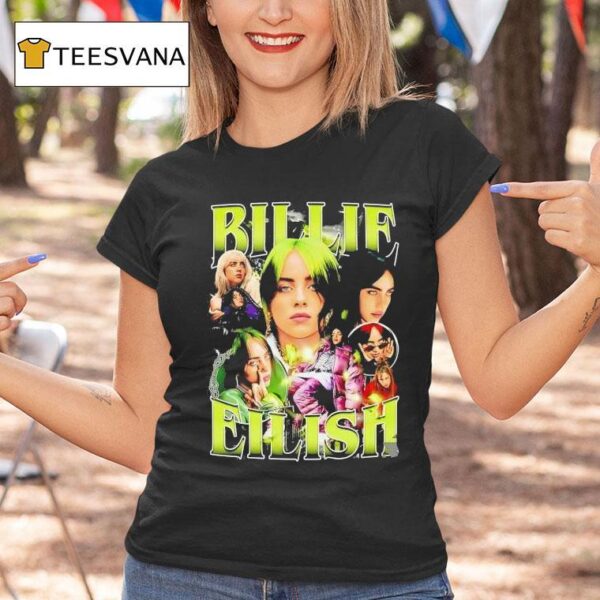 Billie Eilish Concert Tour Signature Graphic T Shirt