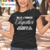 Billie X Finneas Together Los Angeles Ca December T Shirt